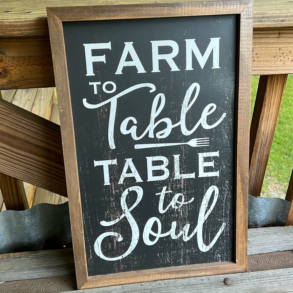 🥳 Host Pick 🥳 - Open Road Brands Farm to Table - Table to Soul Wall Decor Art